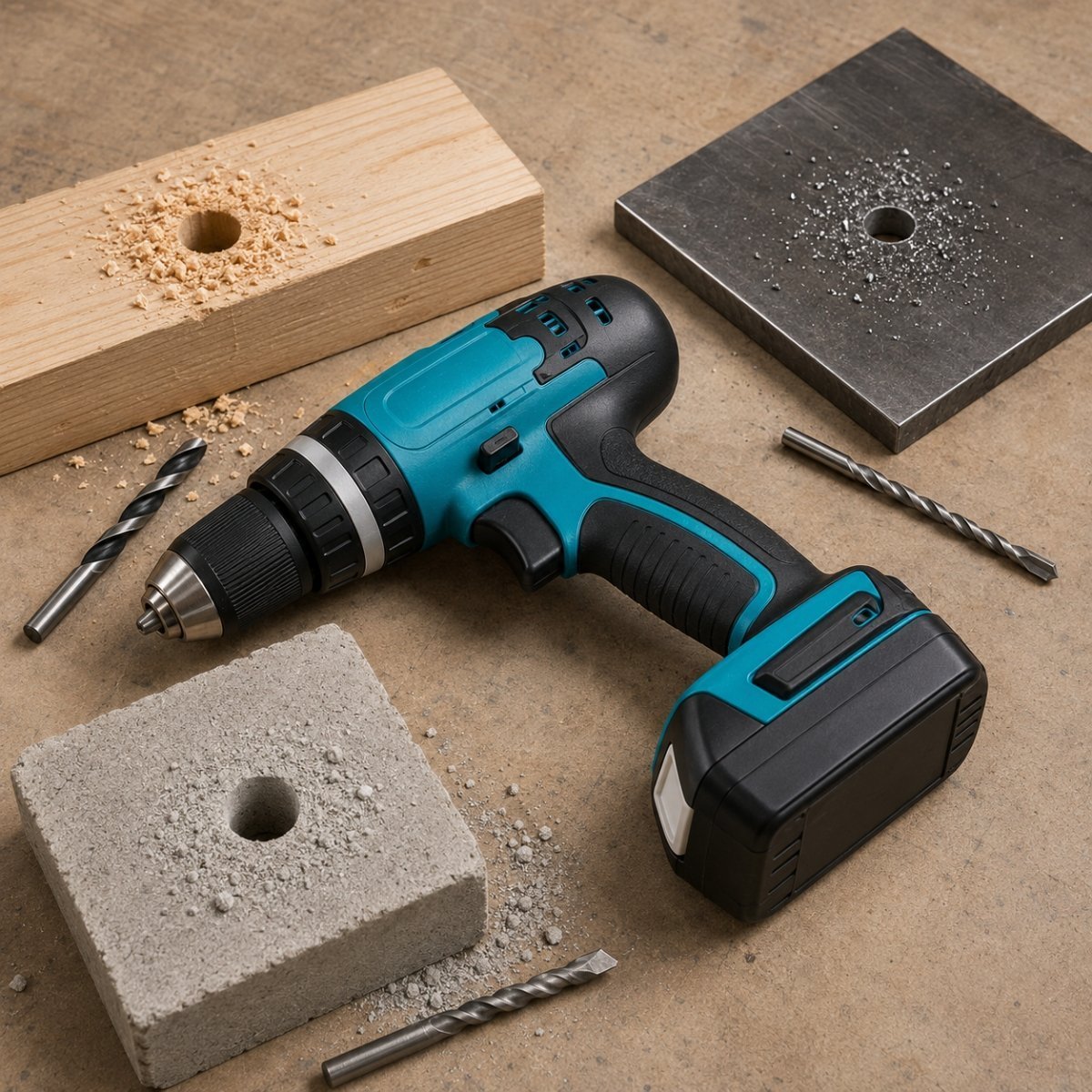 DrillMax cordless drill and screwdriver set